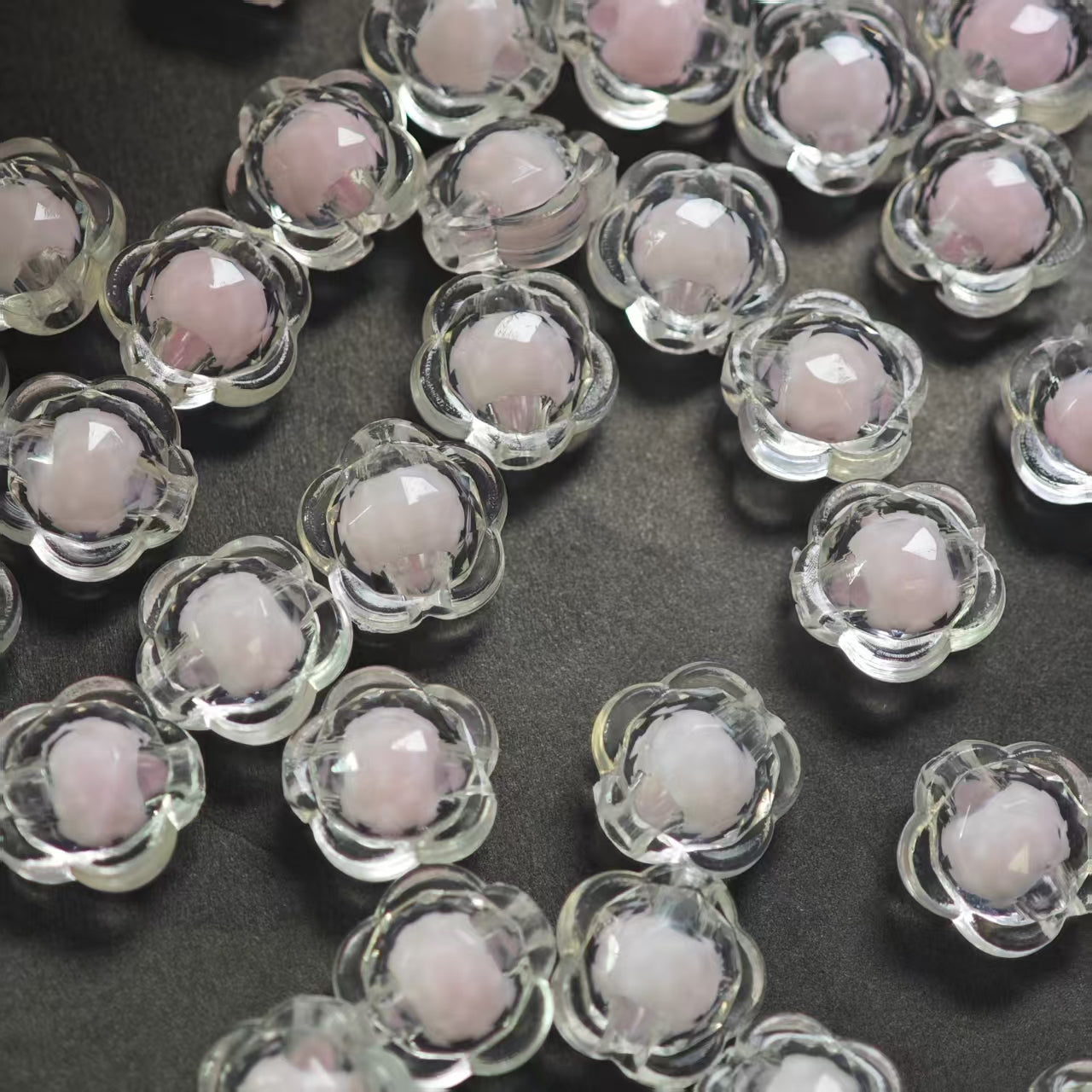 新020 Acrylic Beads 12.2mm, Pack of 50