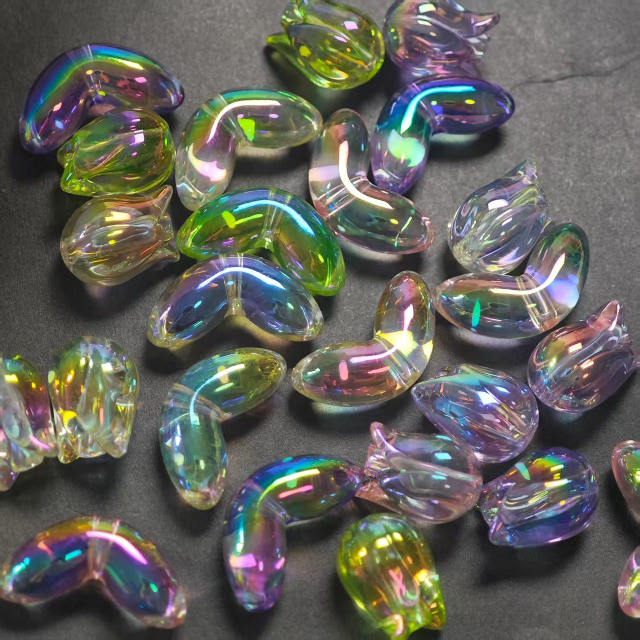 新022 24pcs Acrylic Beads