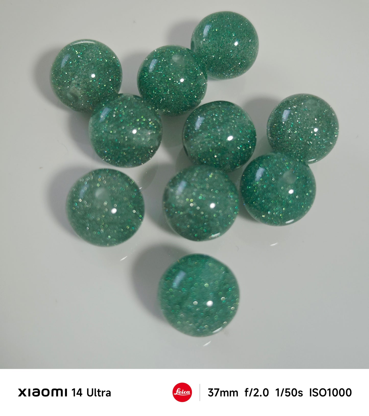 AJ419 NEW 10pcs 15mm Resin Beads