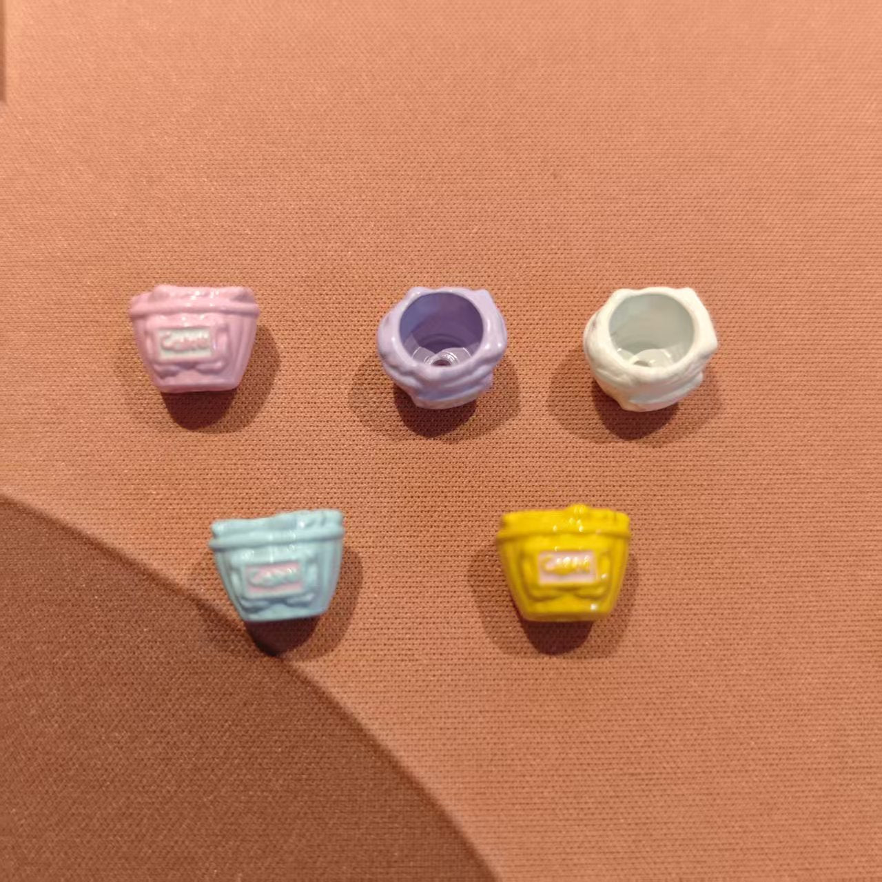 AJ148 5pcs Flowerpot Beads