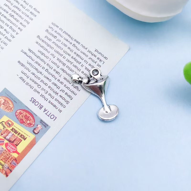 AJ180【20pcs Silver Pendant Charms - Jewelry Making Supplies for Necklaces & Bracelets