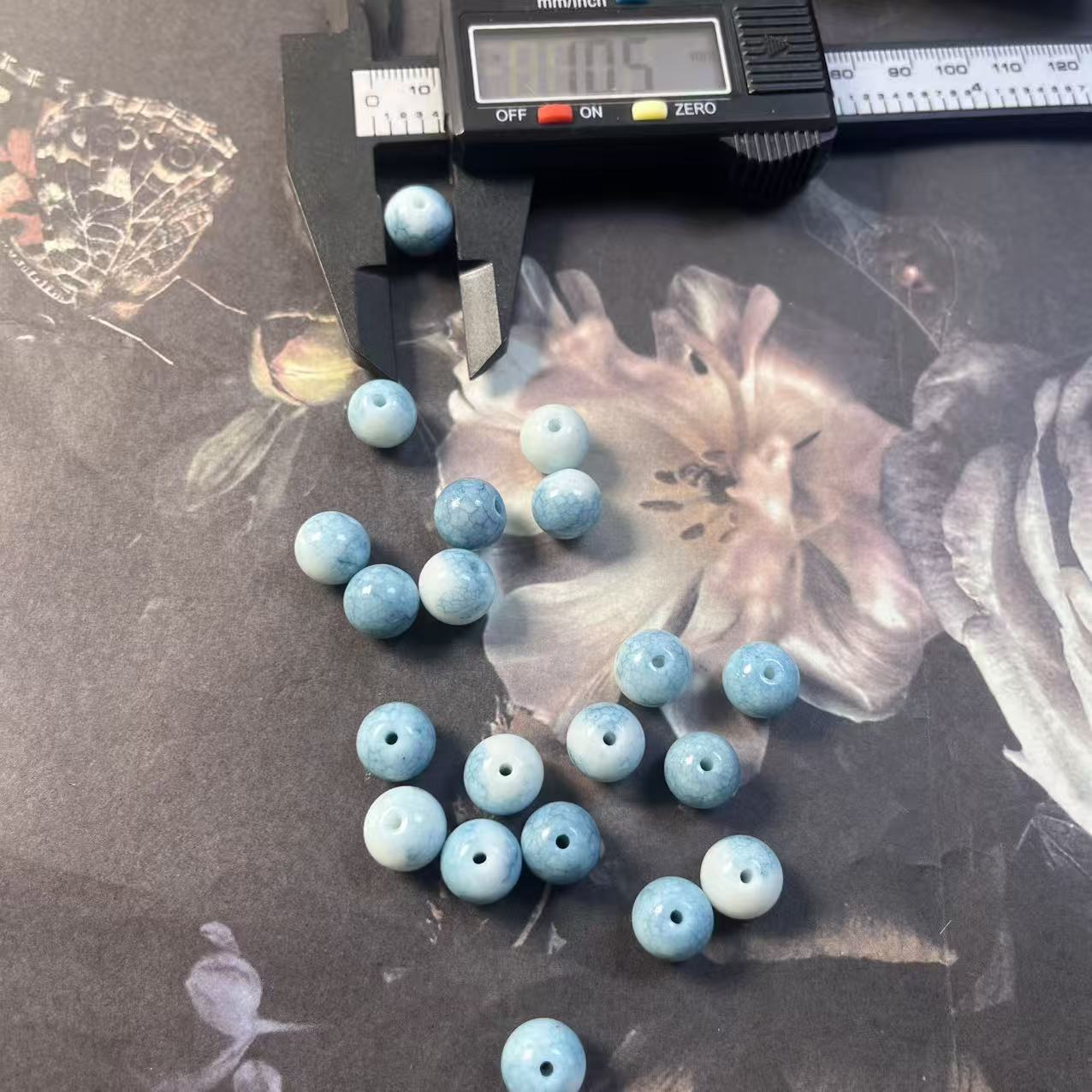 新051【20pcs】10mm glass Bead