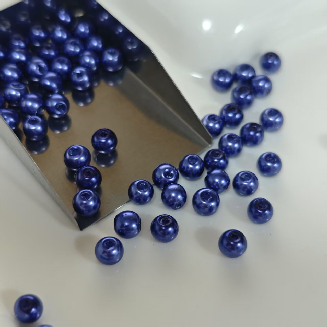 AJ115【80pcs 6mm Resin Beads