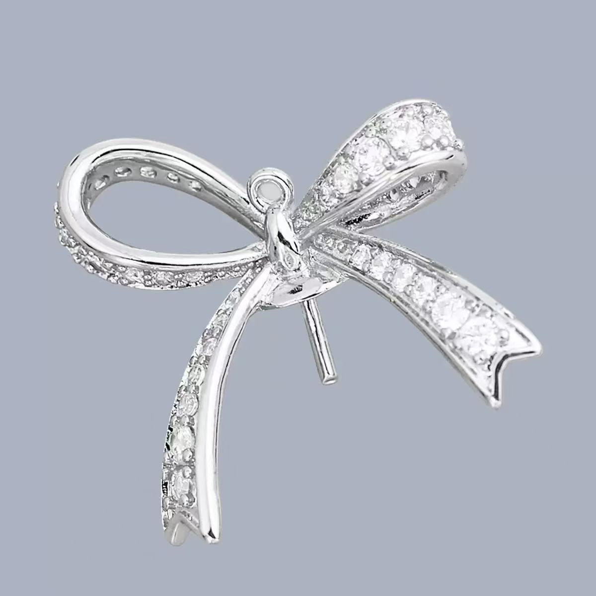 AJ371 5pcs Silver Screw Eye Pins for Jewelry Making