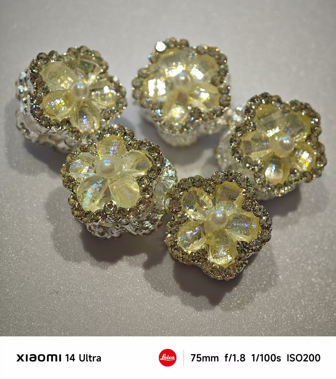 AJ401 【5pcs】 15mm Star Beads