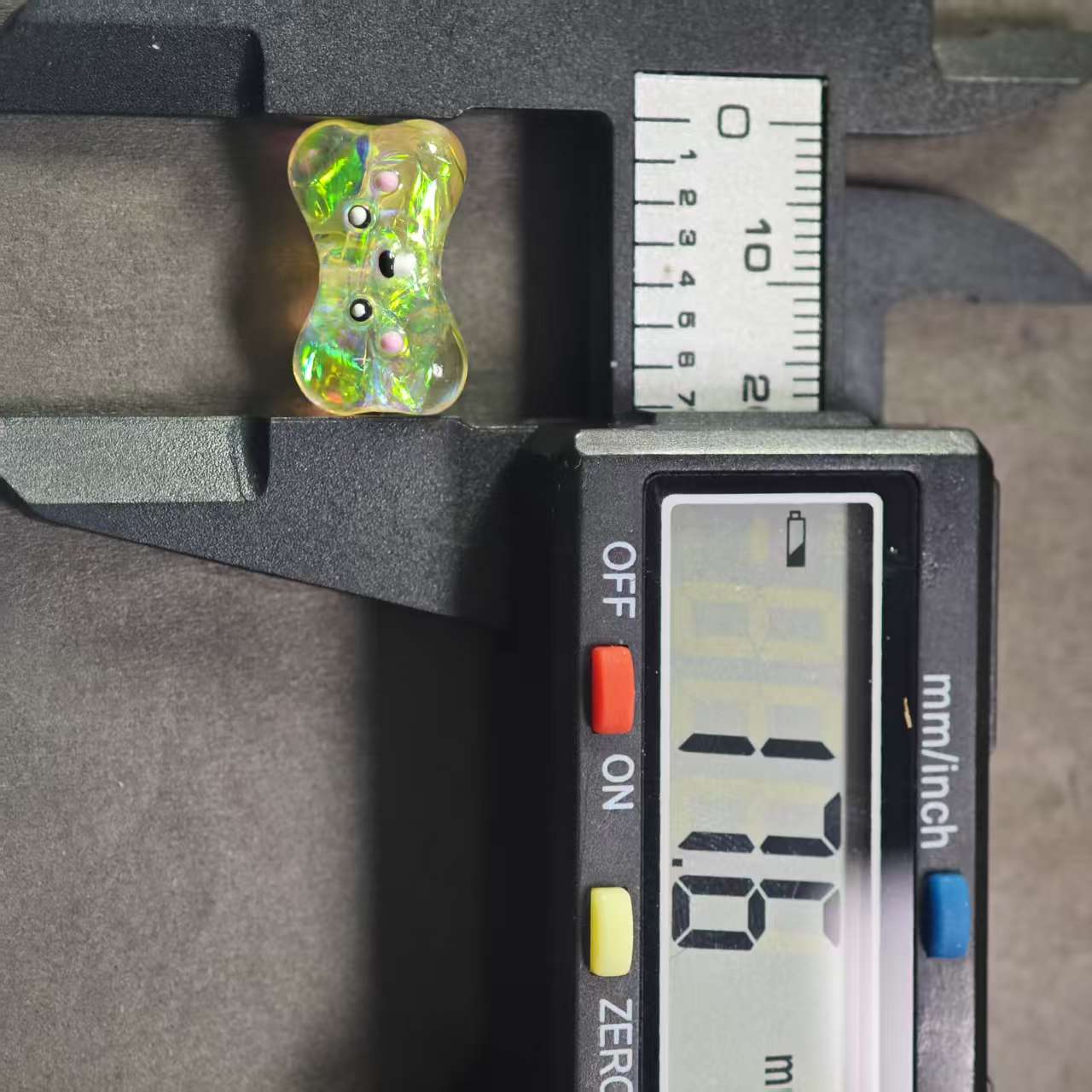 新030 2pcs -17.6*10.7mm Beads Made with Korean Adhesive