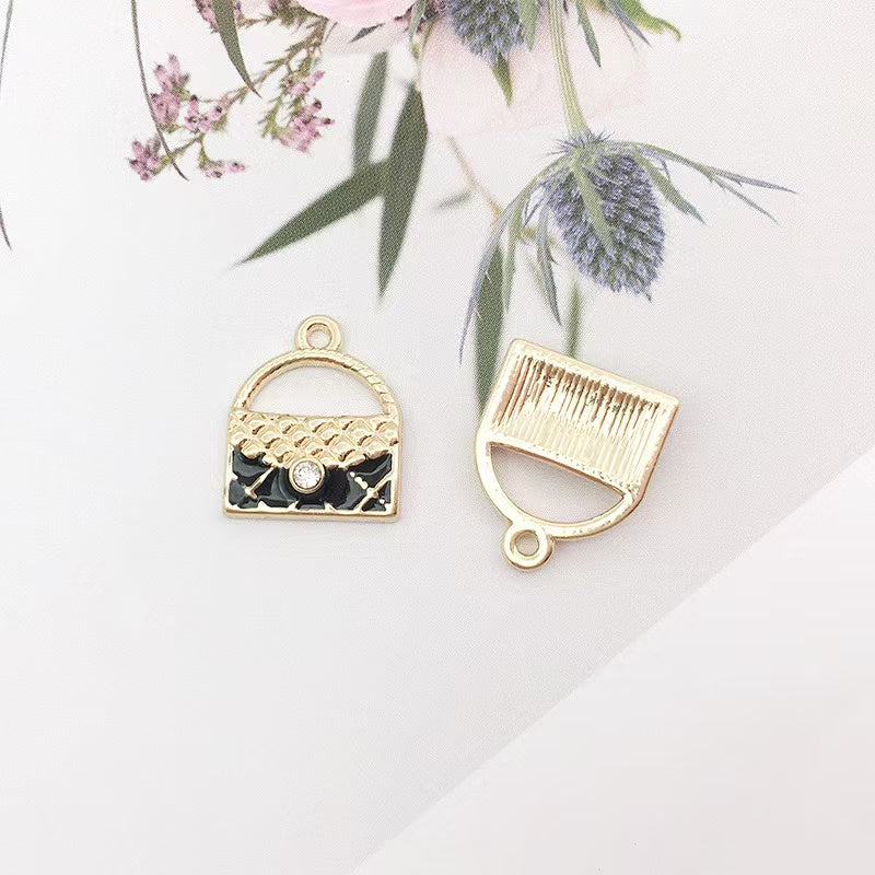 AJ163【Ready stock】10pcs Metal bead charm