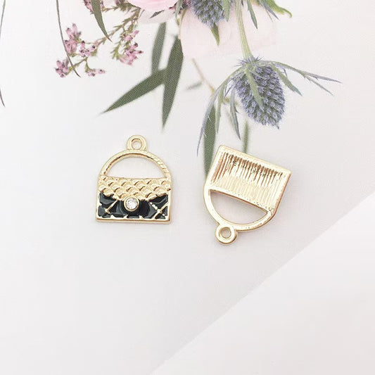 AJ163【Ready stock】10pcs Metal bead charm