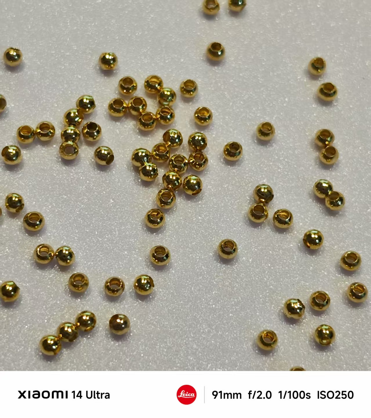 AJ376 【350pcs】 2mm Gold Spacer Beads - Tiny Round Seed Beads for Jewelry Making & Crafting