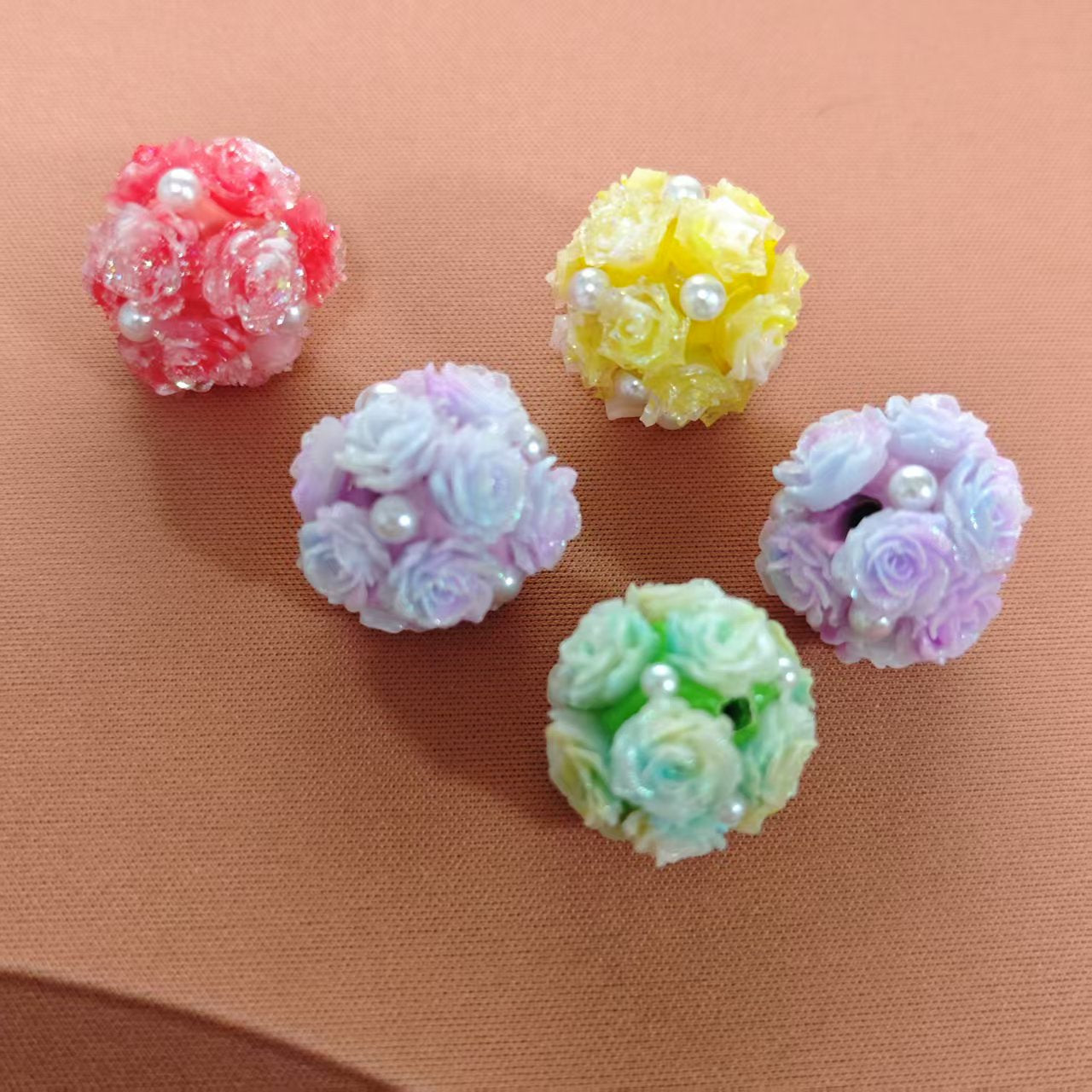 AJ026 22×18mm Rose Resin Beads