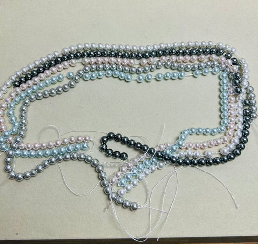 J522【Ready stock】Nary's pearls set(6mm)