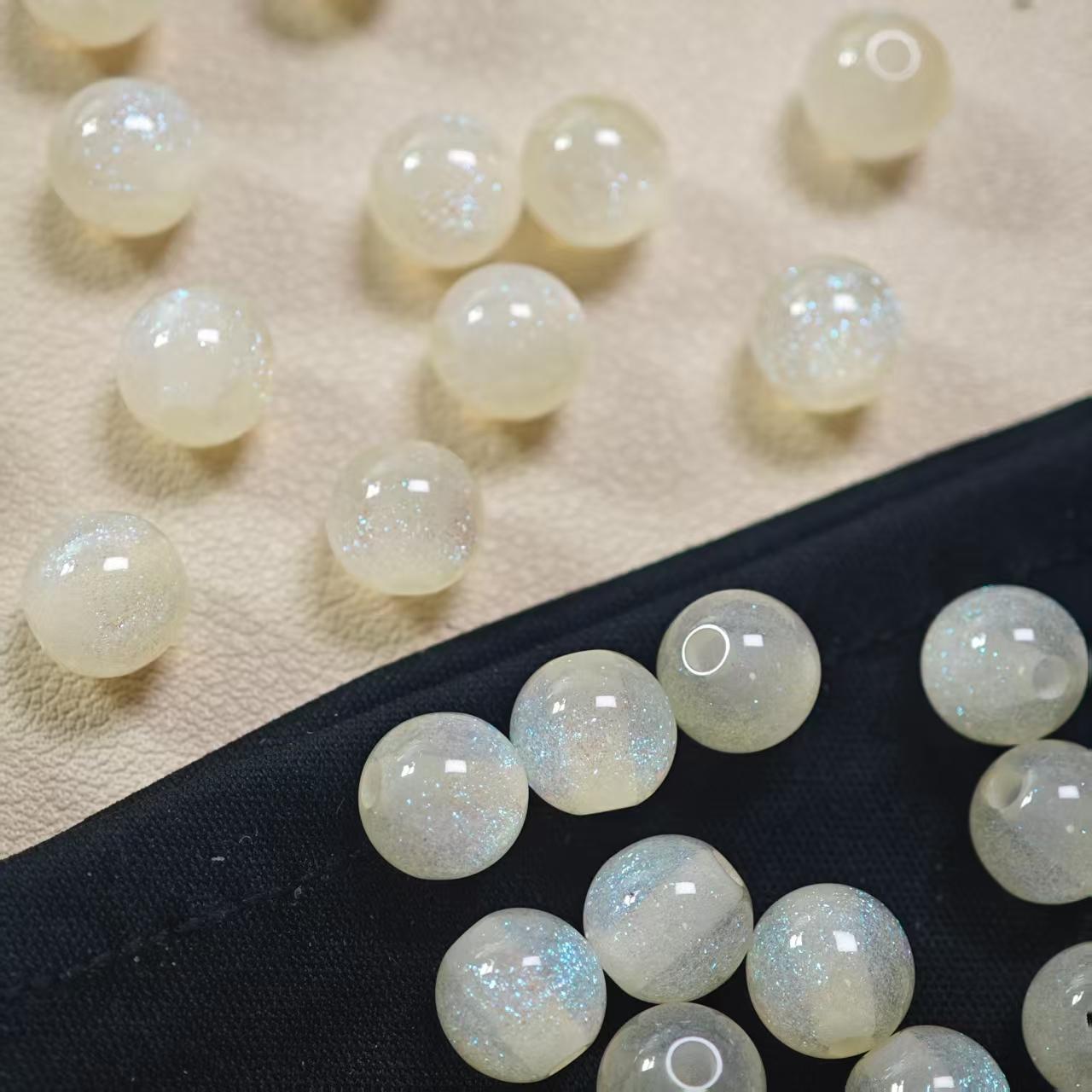 B015【50pcs】 8mm Resin beads
