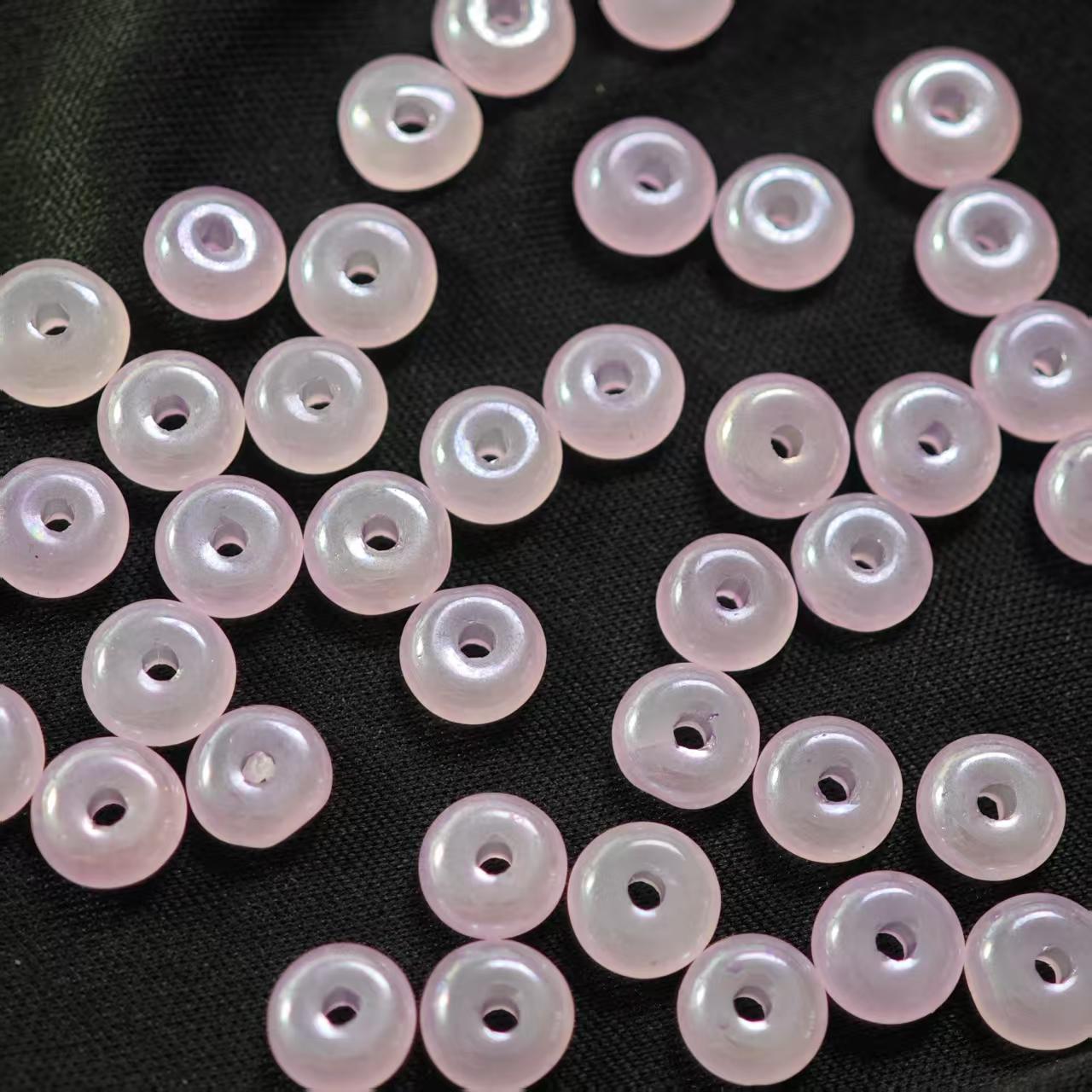 D011【50pcs】 6mm resin beads
