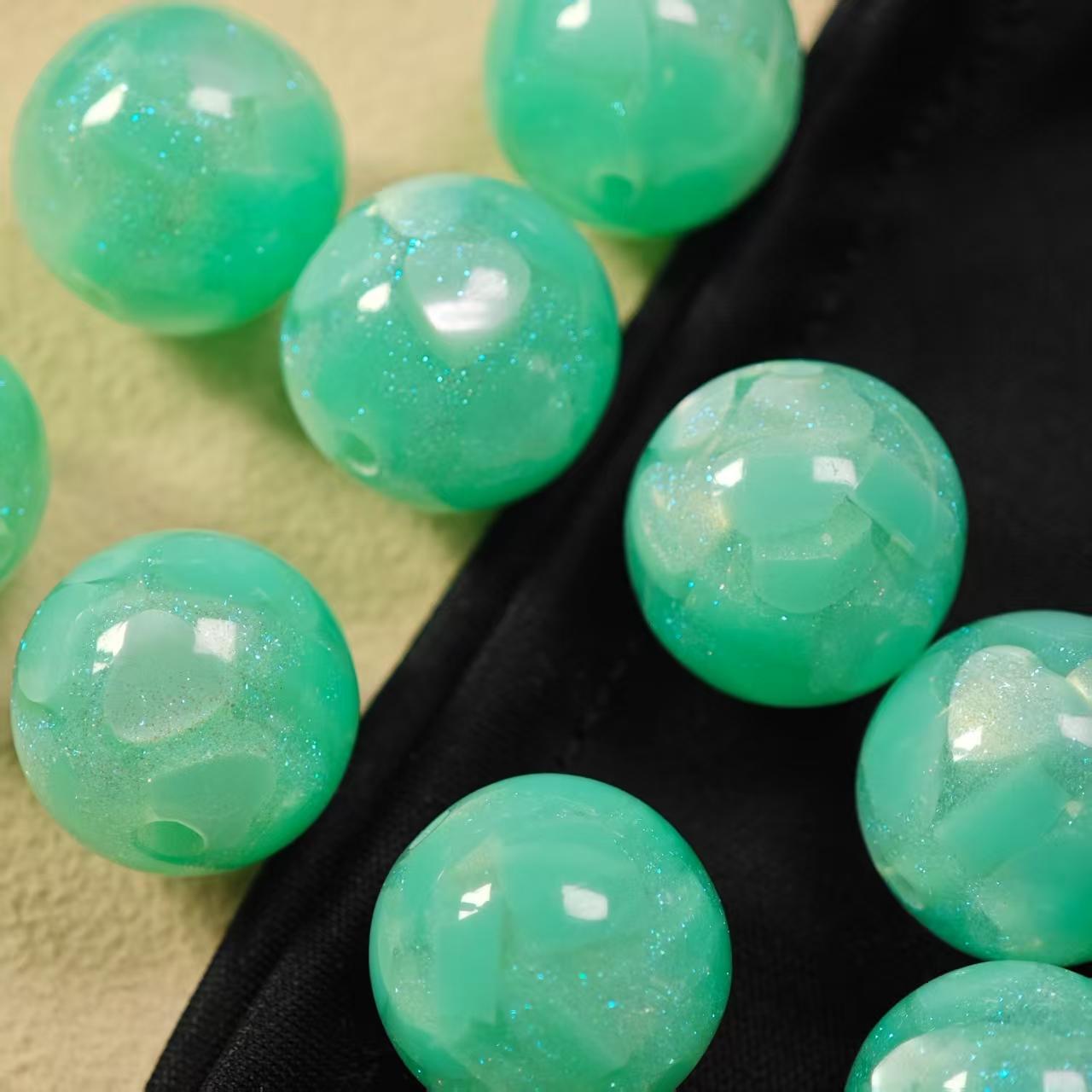E028【5pcs】 16mm resin beads