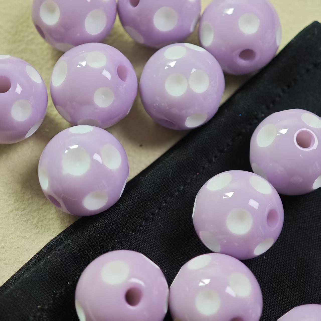 E051【10pcs】 16mm resin beads