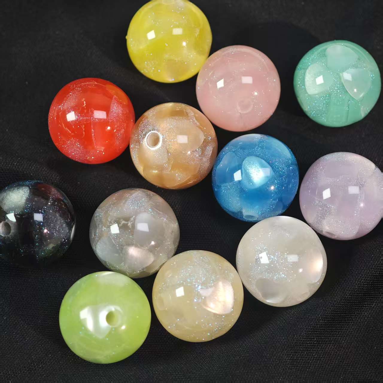 E053【10pcs】 16mm resin beads