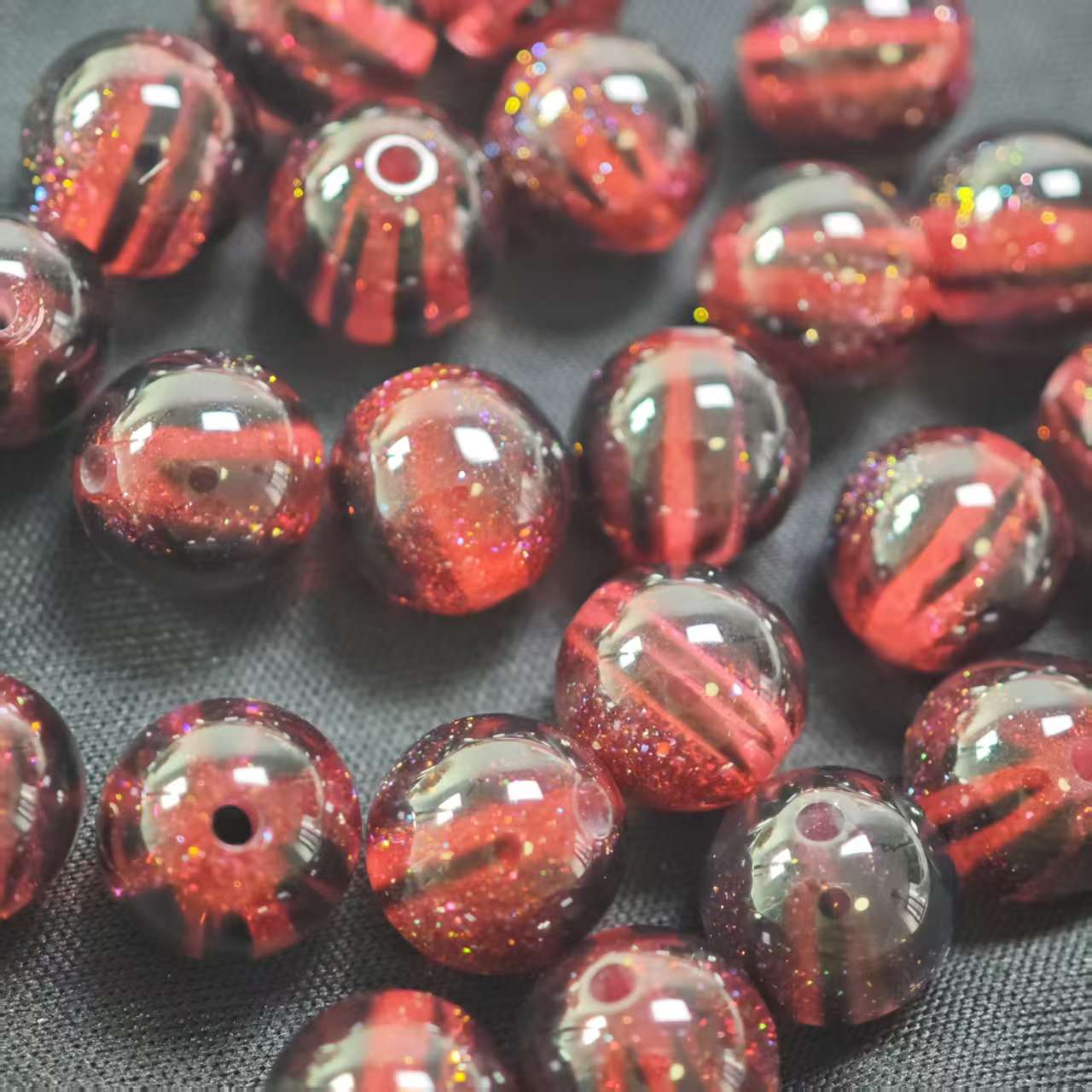 F041【25pcs】10mm glass beads