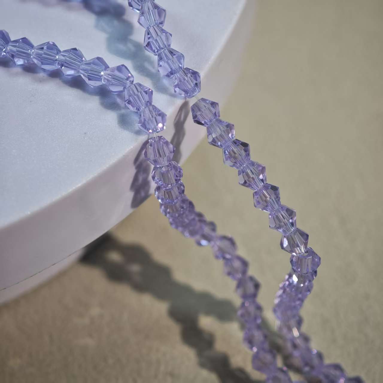 G049【2string】4.4mm resin beads