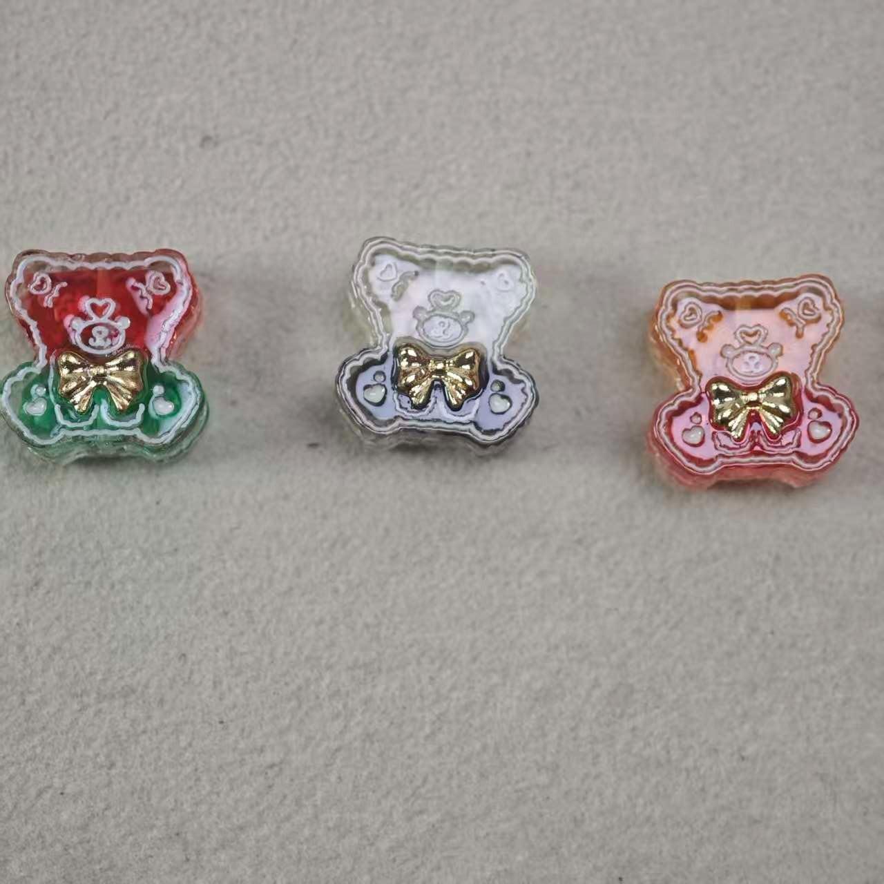 J001【3pcs】Korean glue bead