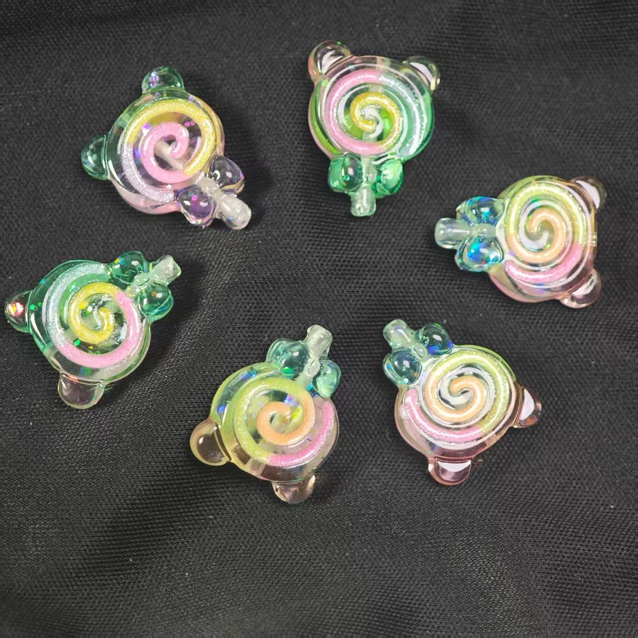 J006【2pcs】Korean glue bead