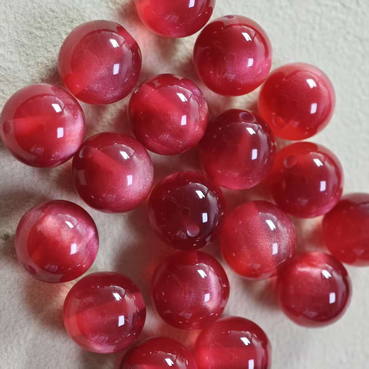 K029【20pcs】12mm resin bead