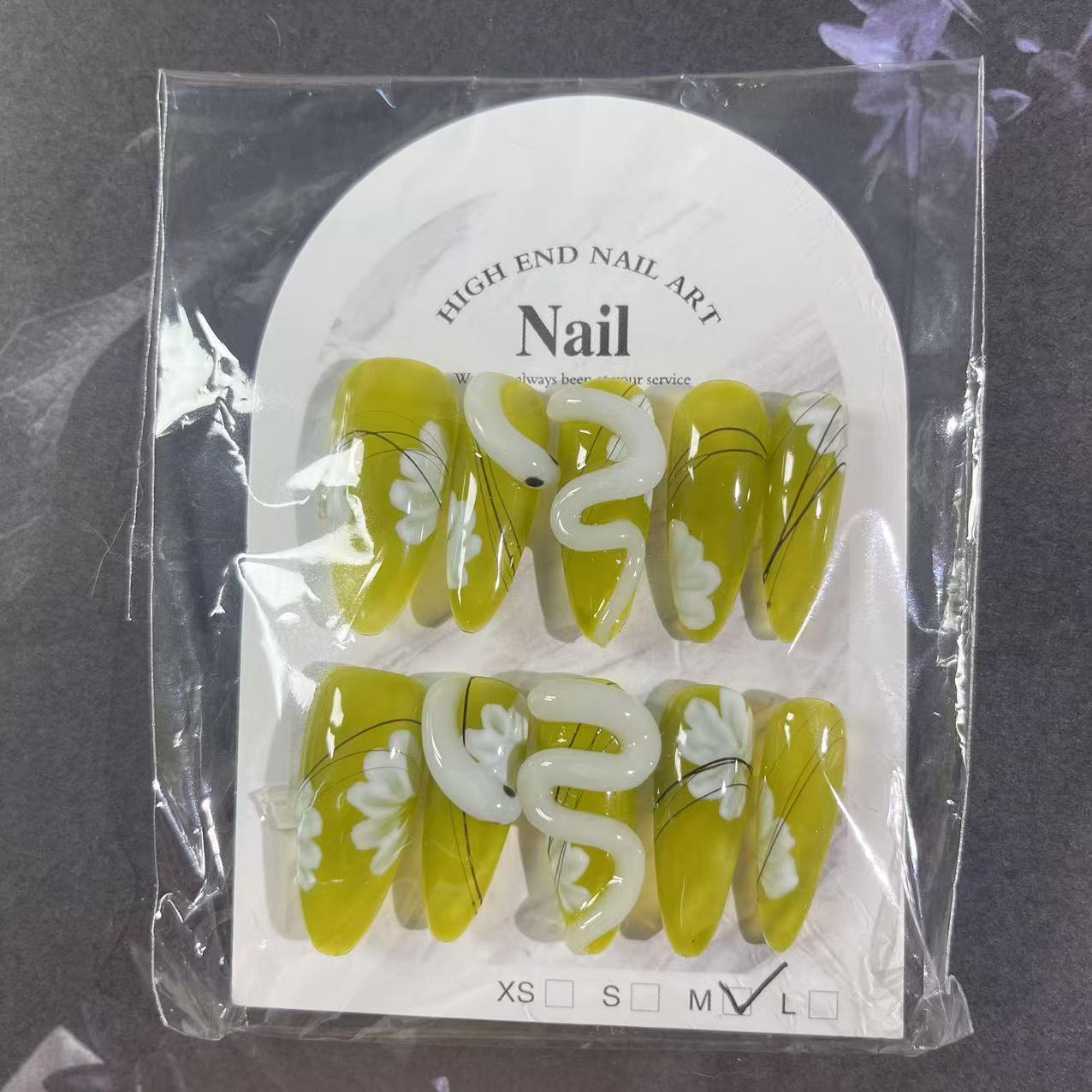 N019【Ready stock】nail charm(m code)