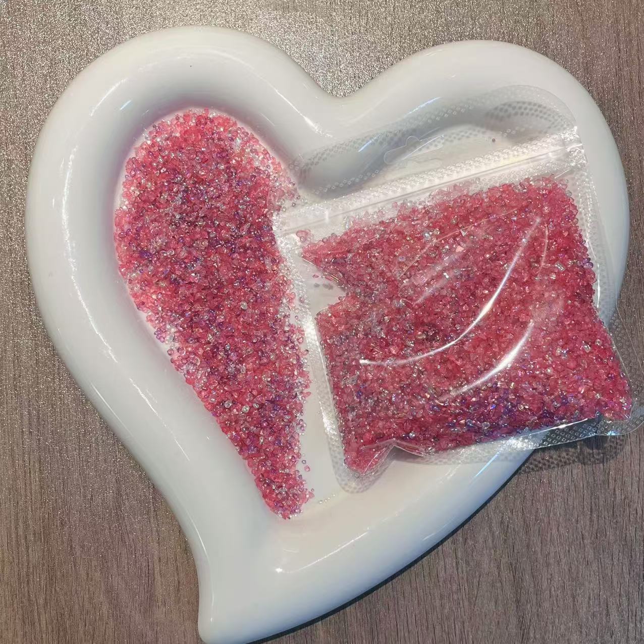 A0001【Clearance】 pink purple gravel