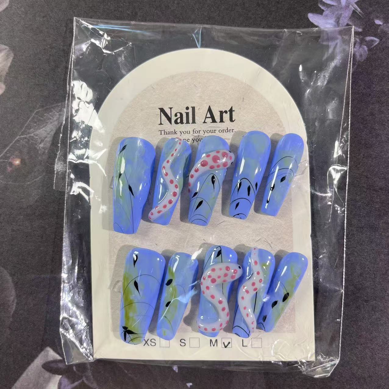 N018【Ready stock】nail charm(m code
