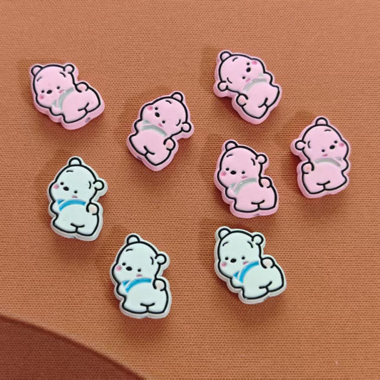 AJ027 Winnie the Pooh Alloy Charm with Hole(8pcs)