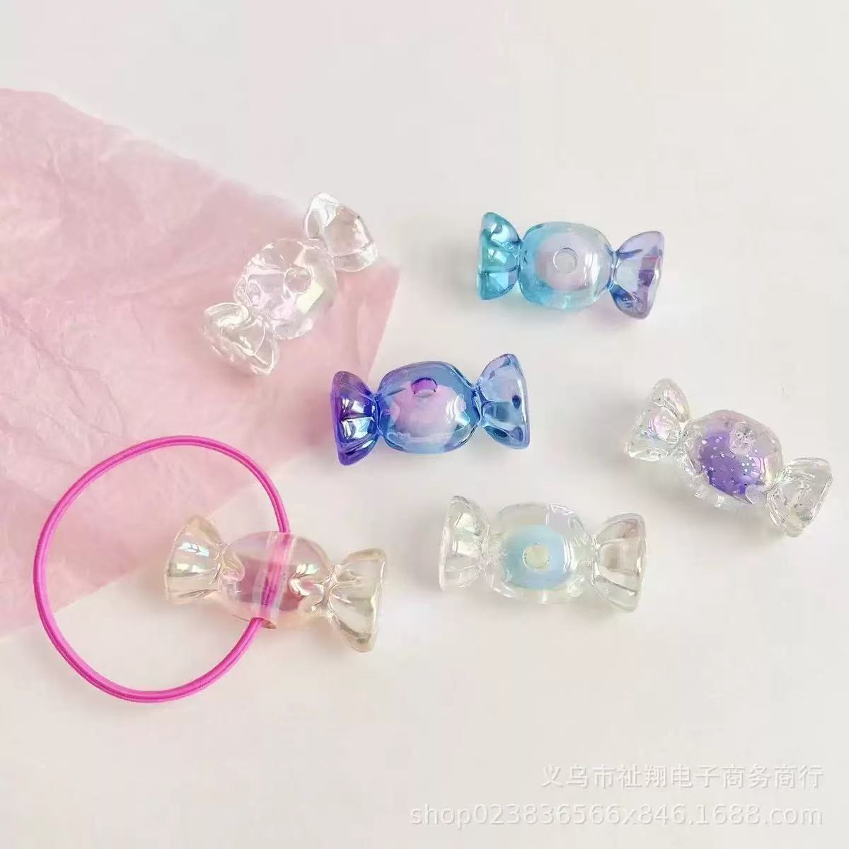 AJ217【30pcs Candy Acrylic Beads - 30x15mm Jumbo Sweet Jewelry Components