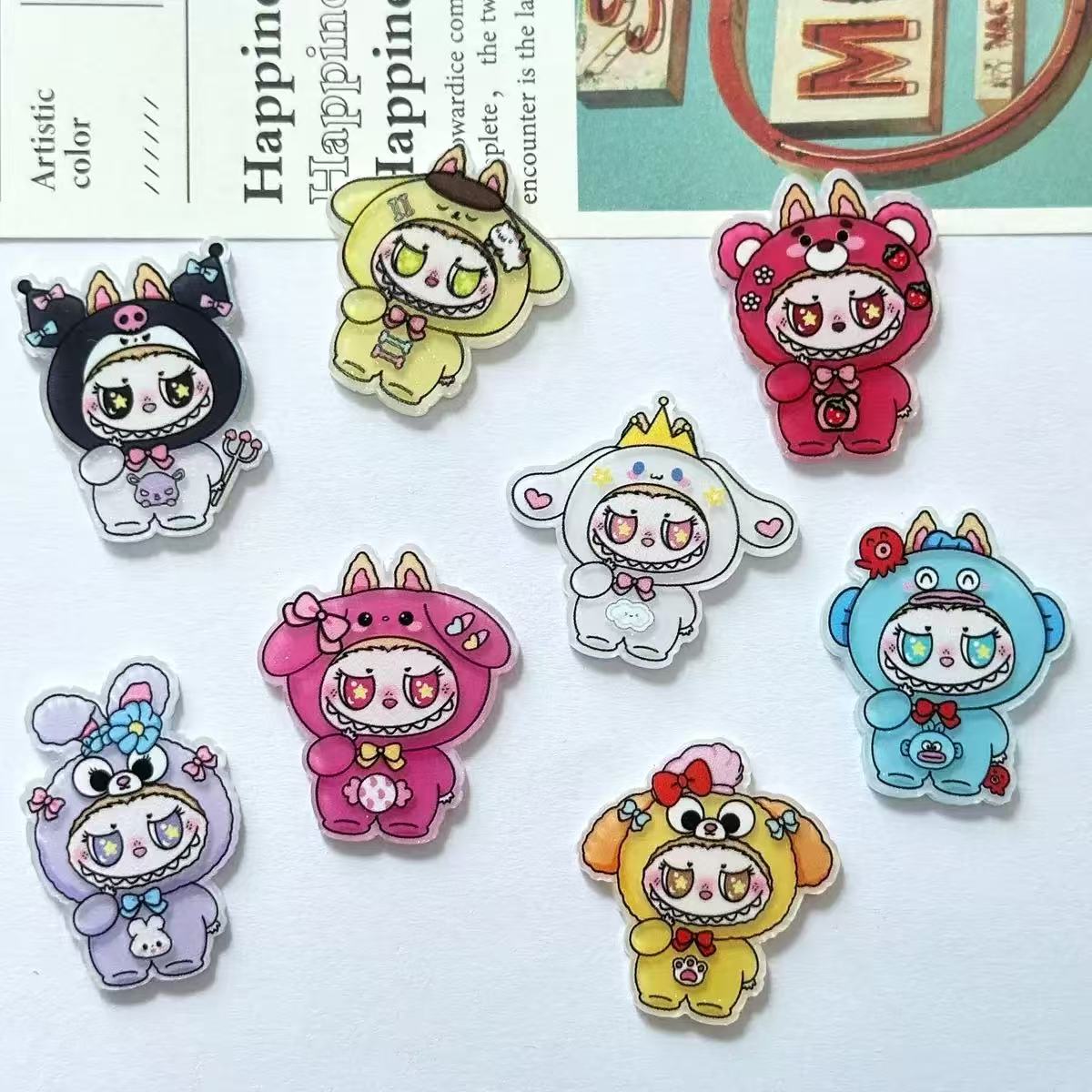 Yv078【Ready stock】LABUBU Acrylic