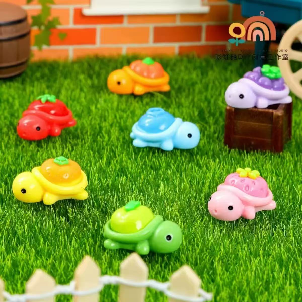 AJ399 14pcs Colorful Mini Turtles - 7 Styles in 2 Colors Each