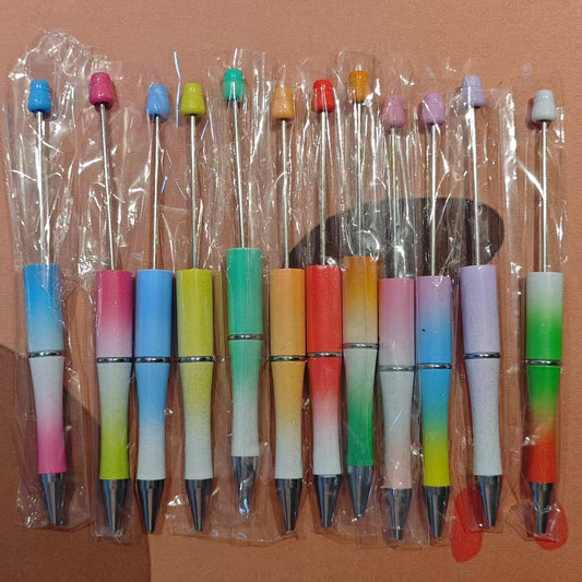 AJ206 Rainbow Beadwork Pens - 12 Graduated Colors for DIY Jewelry Planning