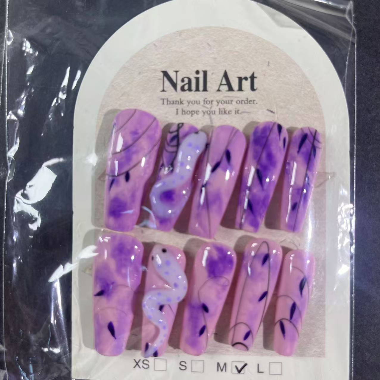 N027【Ready stock】nail charm(m code)