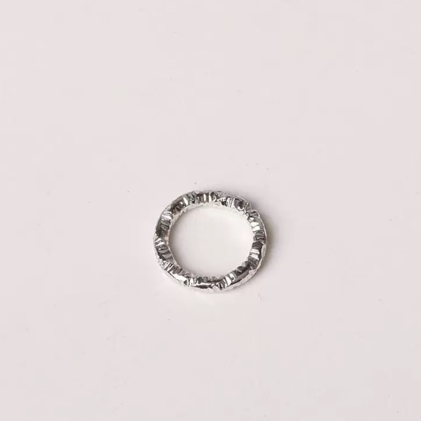 AJ234【100pcs 8mm Silver Jump Rings - Beading Supplies for DIY Jewelry