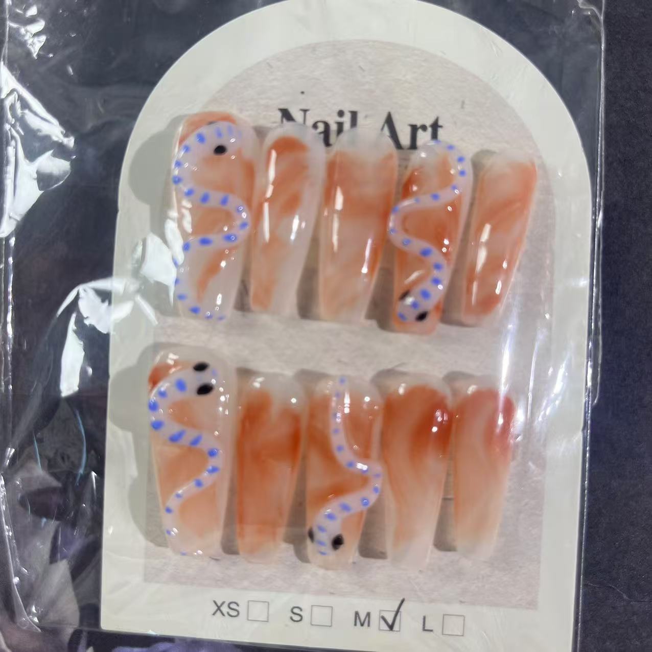 N028【Ready stock】nail charm(m code)