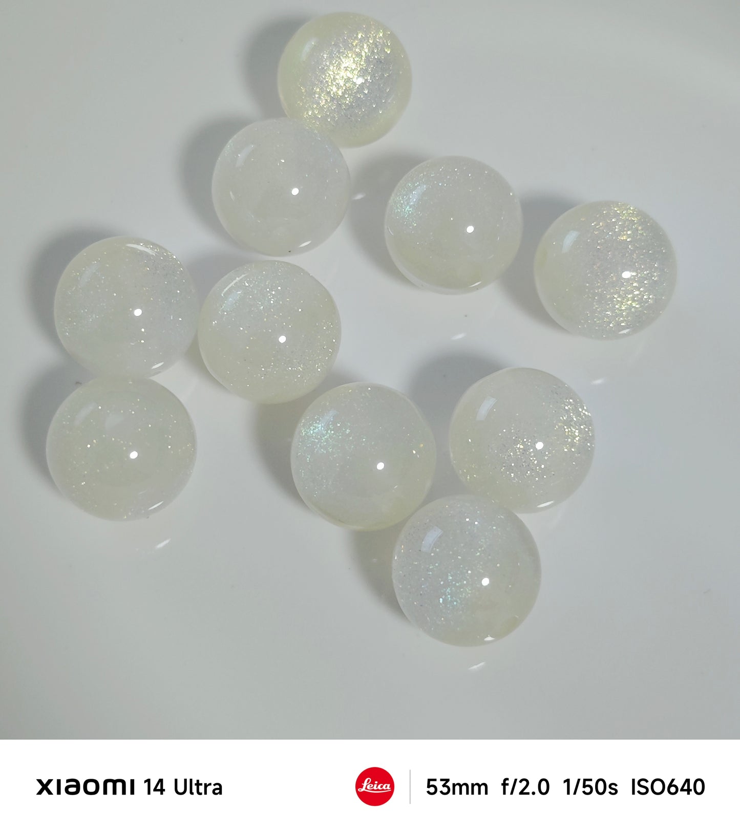 AJ417 10pcs 15mm Resin Beads