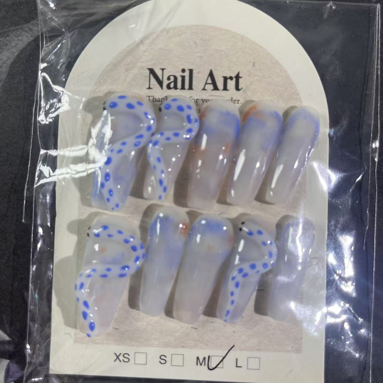 N029【Ready stock】nail charm(m code)