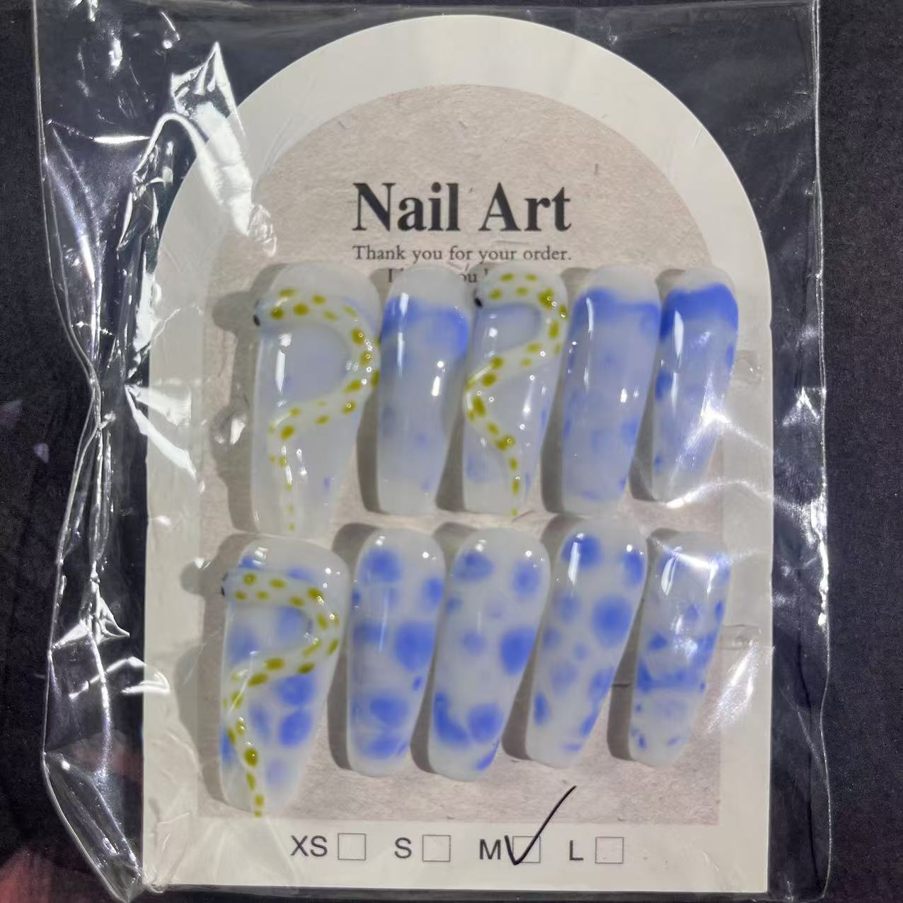 N037【Ready stock】nail charm(m code)