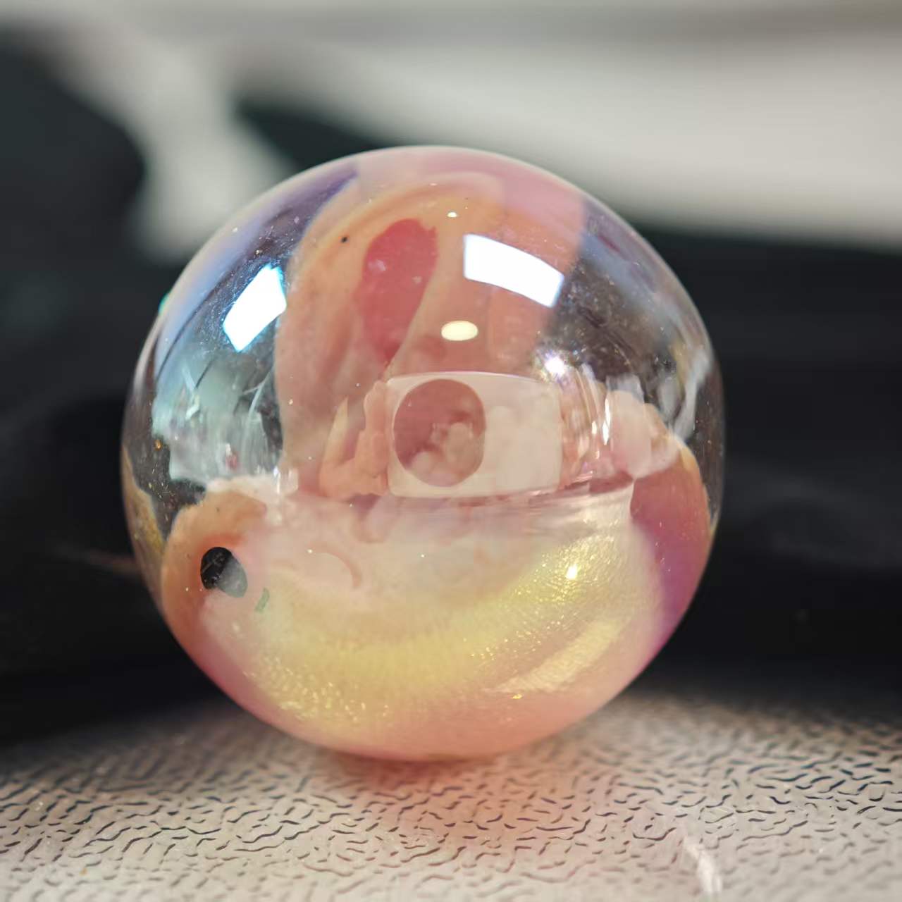 L004【1pcs】24.5mm resin beads