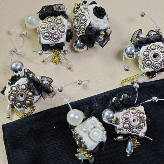 M012【2pcs】 Alloy beads