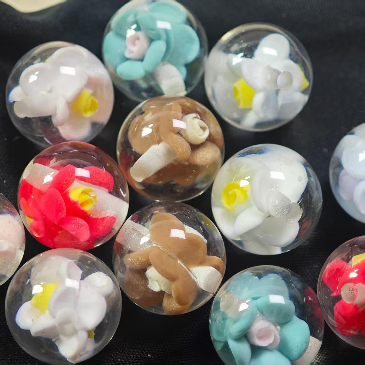 E019【10pcs】 16mm resin beads