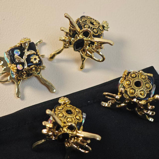 M033【2pcs】 Alloy beads