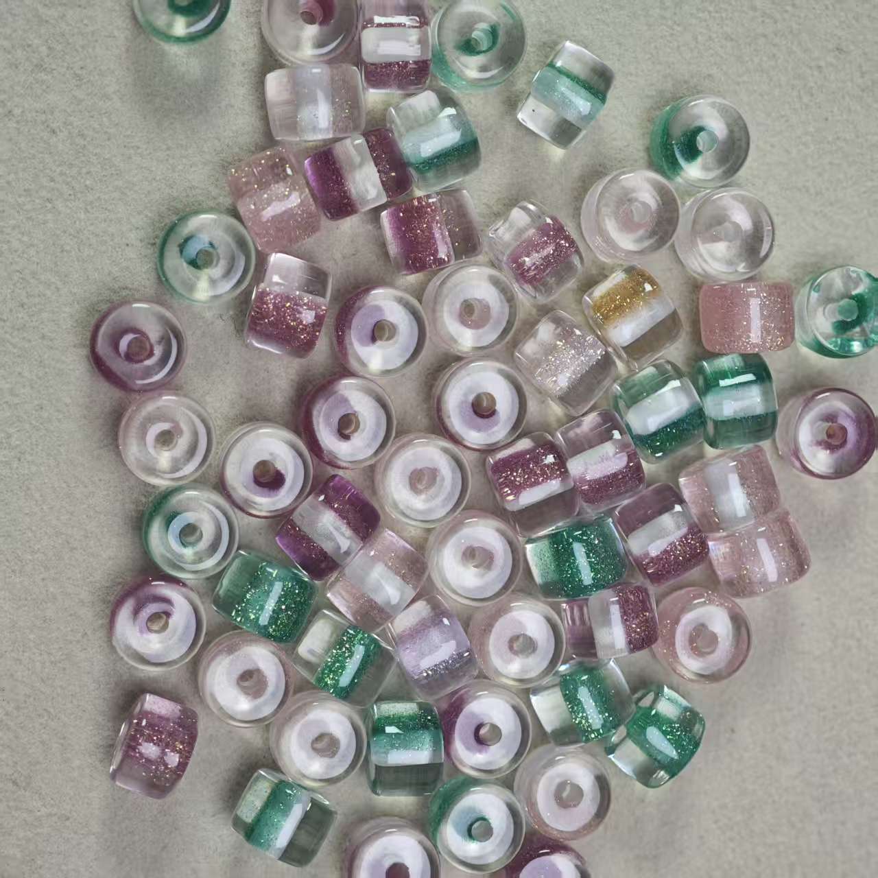 B034【30pcs】 8mm  resin beads