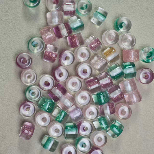 B034【30pcs】 8mm  resin beads