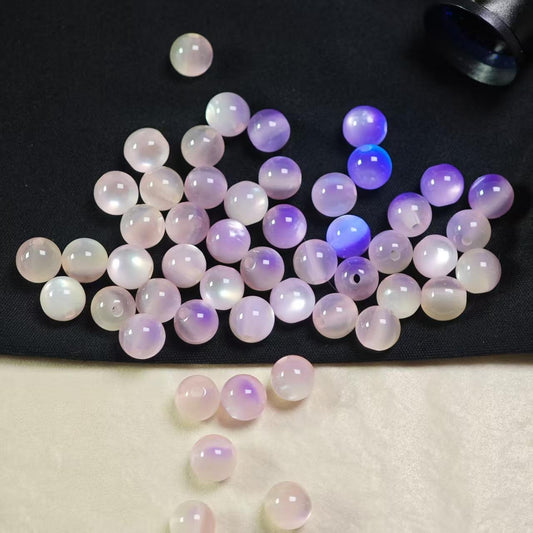 B042【25pcs】 7.8mm  resin beads（UV）