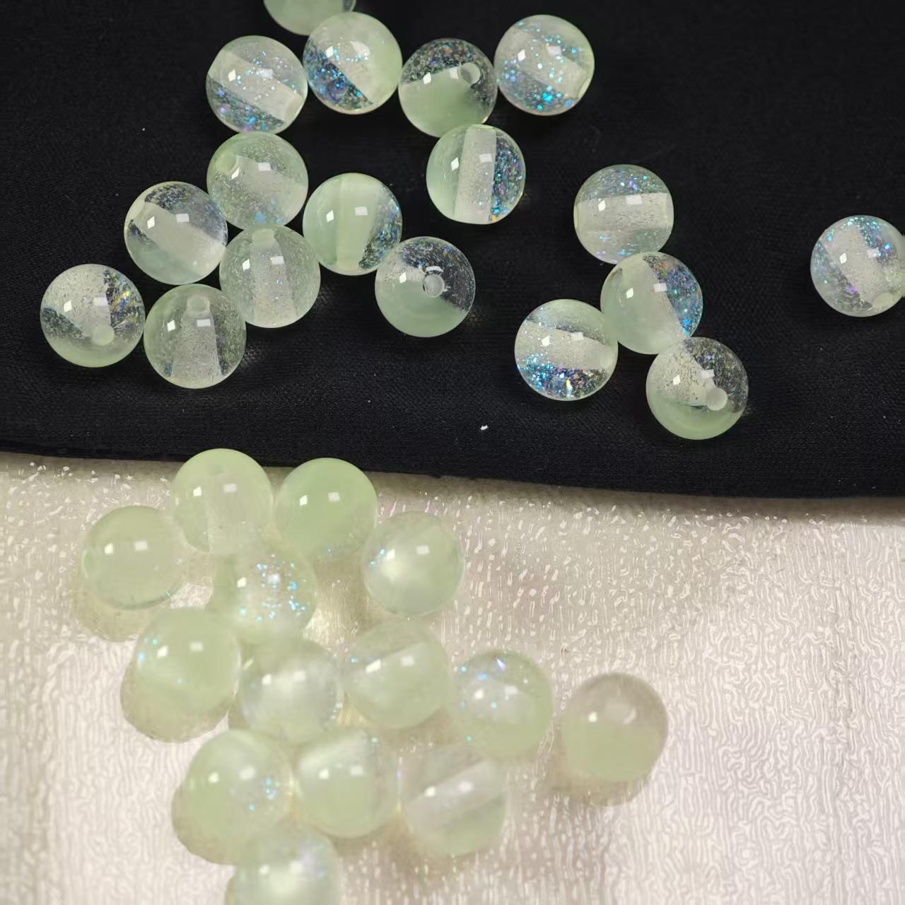 B044【50pcs】 8mm  resin beads