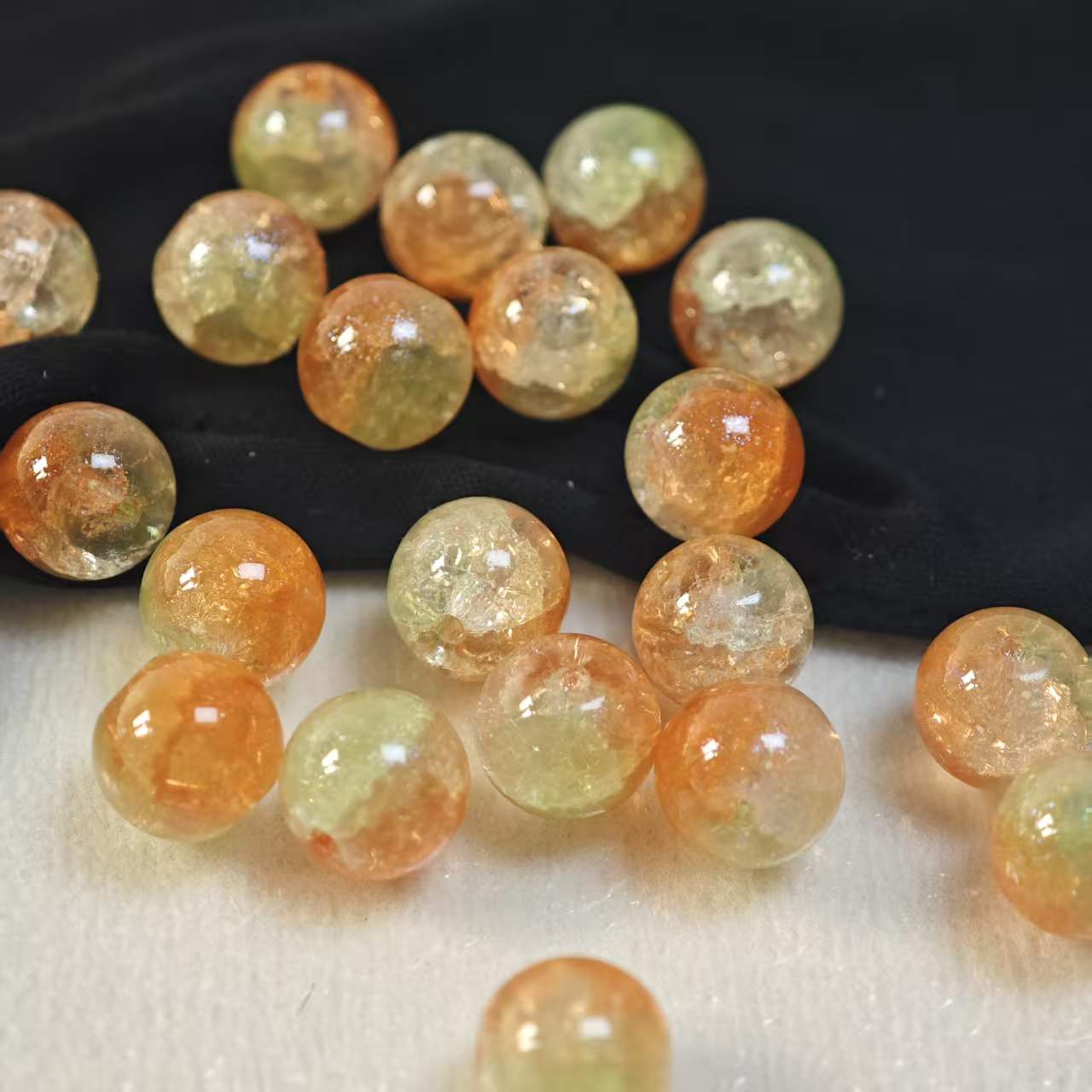 F044【20pcs】10mm glass beads