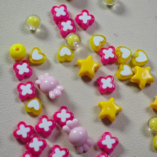 H047【50pcs】acrylic bead