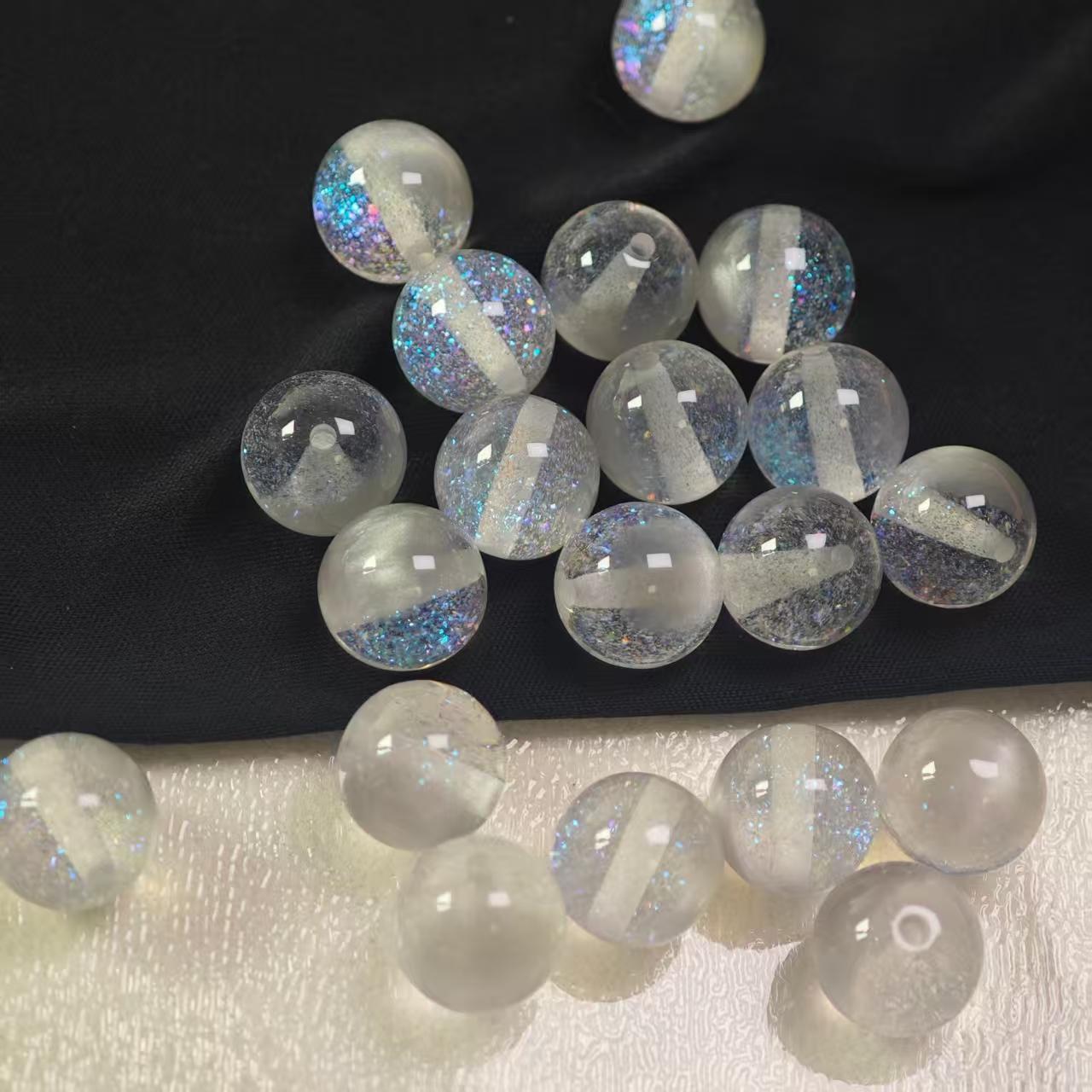 F047【50pcs】10mm glass beads